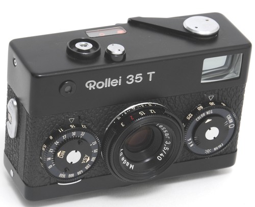 Rollei black fotocamera - rollei,